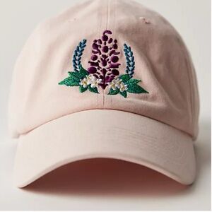Free people Movement Court & Club Baseball Hat Blooming NWT